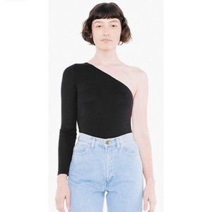 AMERICAN APPAREL ONE SLEEVE TOP SZ M